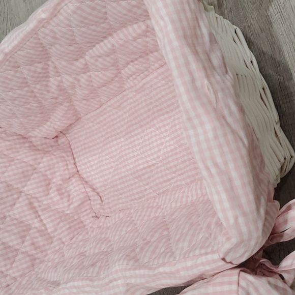 Koala Set of 2 Pink Baby Wicker Baskets - Picture 6 of 11